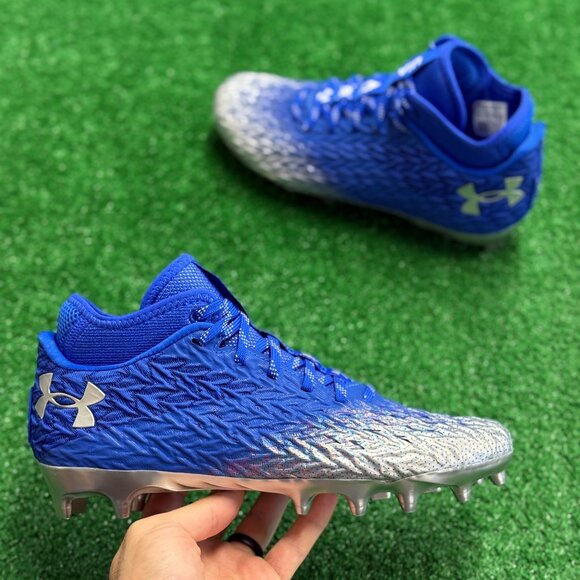 Under Armour Spotlight 4 MC Mens Cleats Shoes 3027977-401 NEW Sz 8 - Picture 1 of 6
